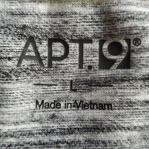 Apt. 9 Gray Scoop Neck Short Sleeve Knee Length T-Shirt Dress Size L Polyester - Picture 8 of 10